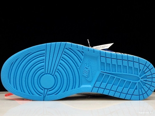 Jordan AQ0818-148 Air Blue 1 Powder UNC Off-White 0910